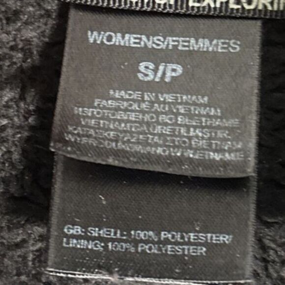 The North Face Osito 2 Full Zip Fleece Jacket Women Size S Black Hiking Outdoors - Picture 12 of 13